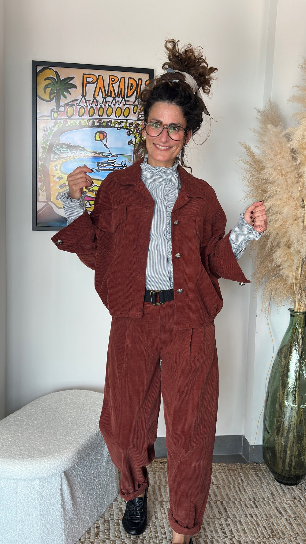 Pantalon en velours