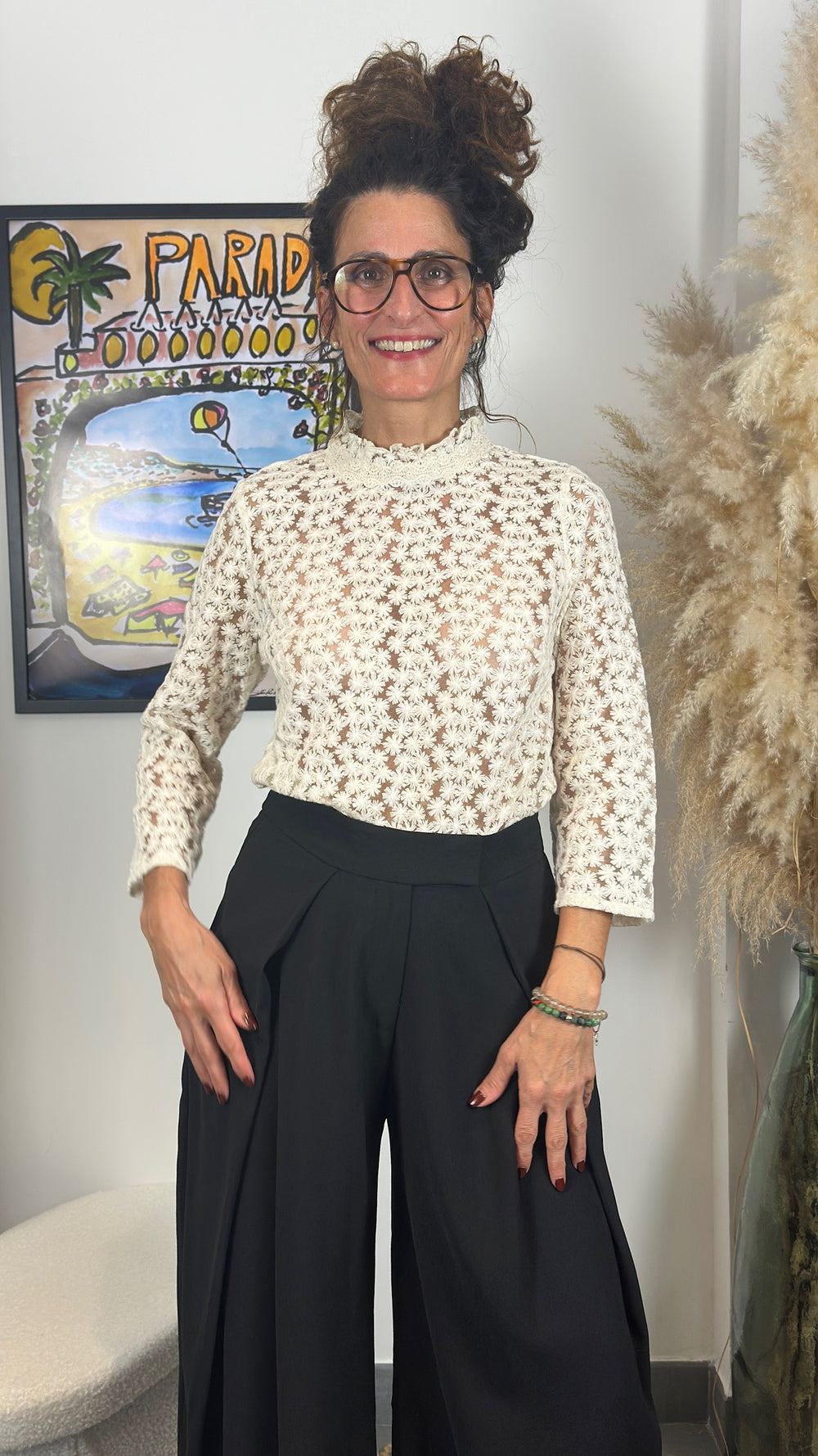 Chemisier en dentelle