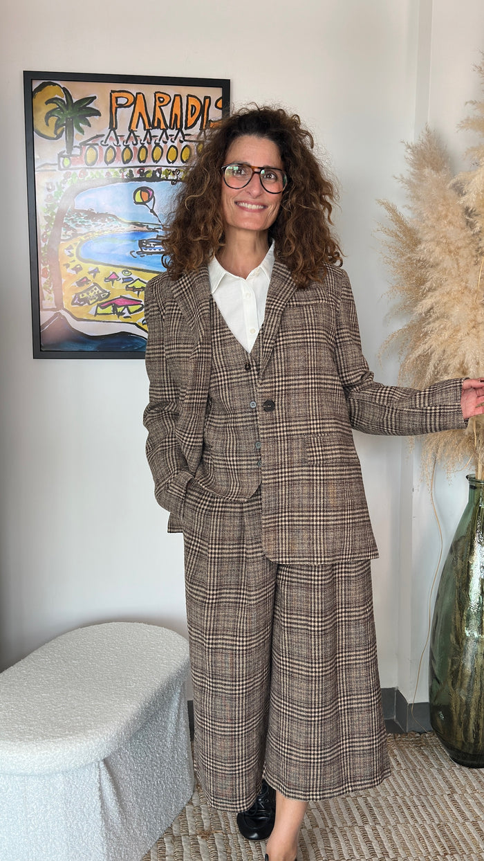 Veste à carreaux