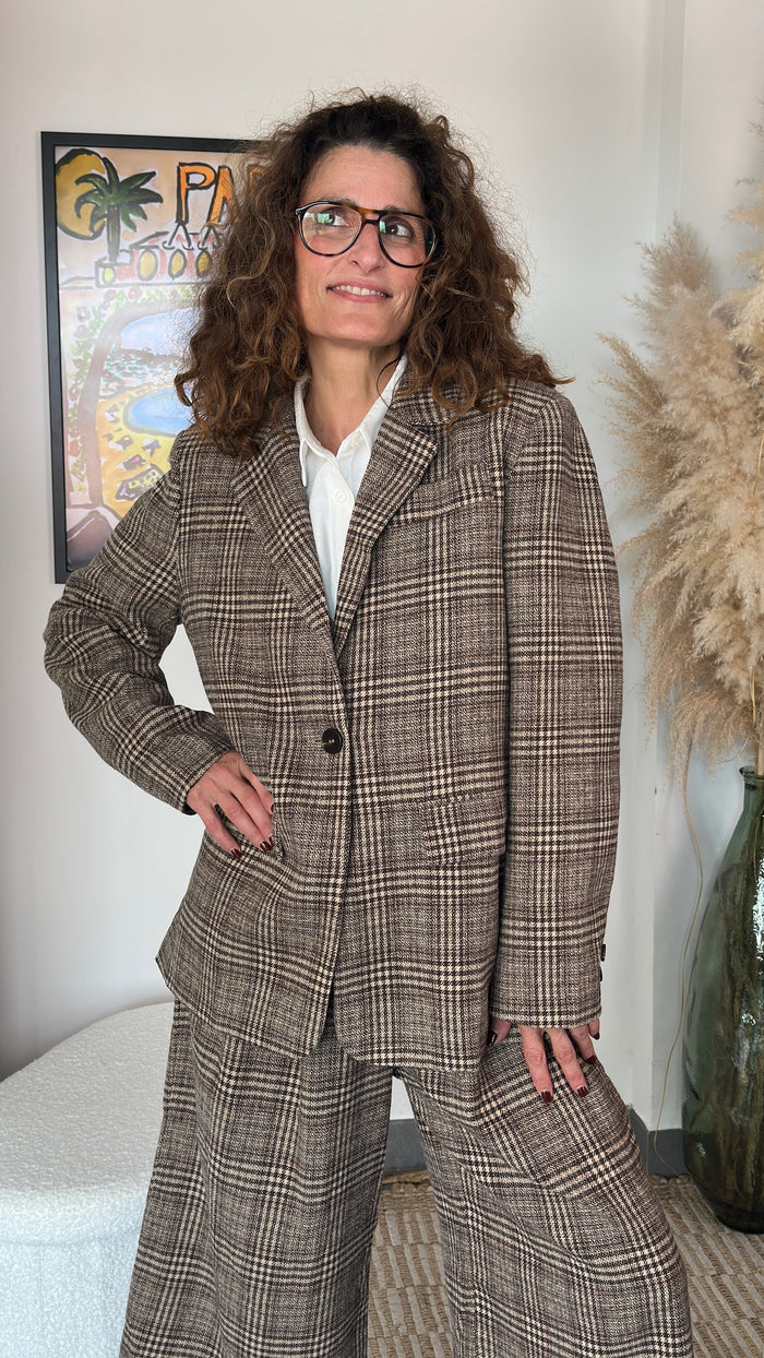 Veste à carreaux