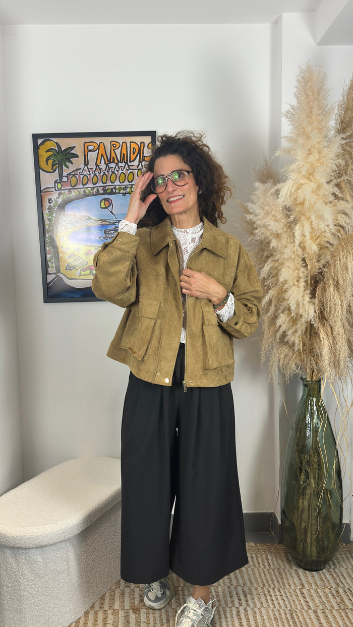 Jupe-culotte noir