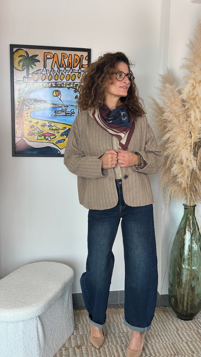 Veste rayée