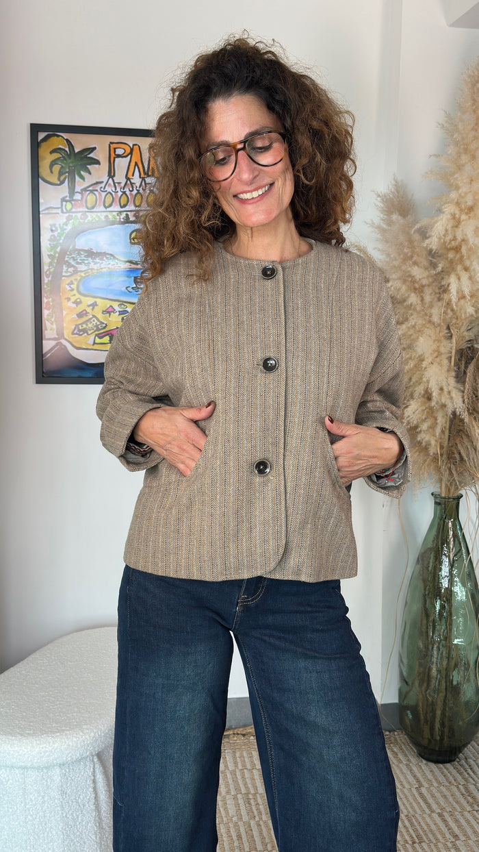 Veste rayée