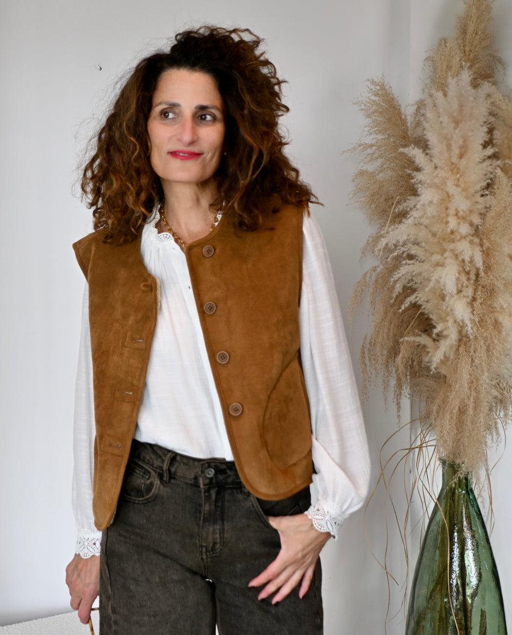 Gilet réverseible sans manche