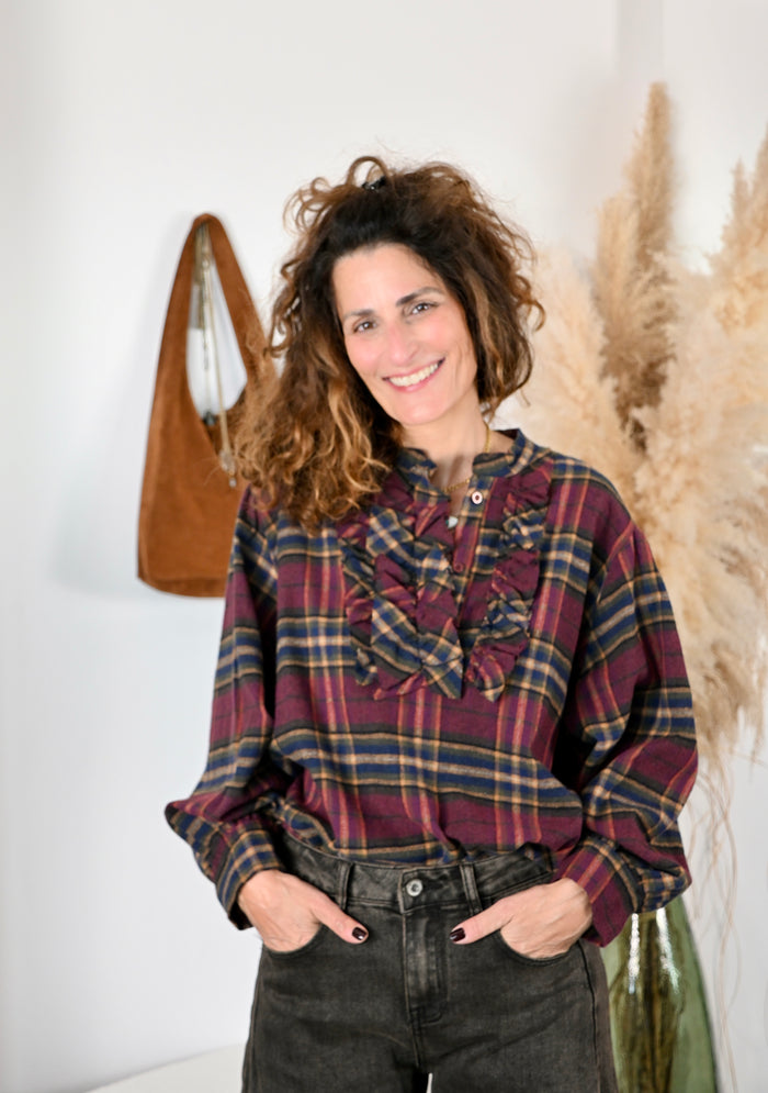 Blouse imprimée bucheron