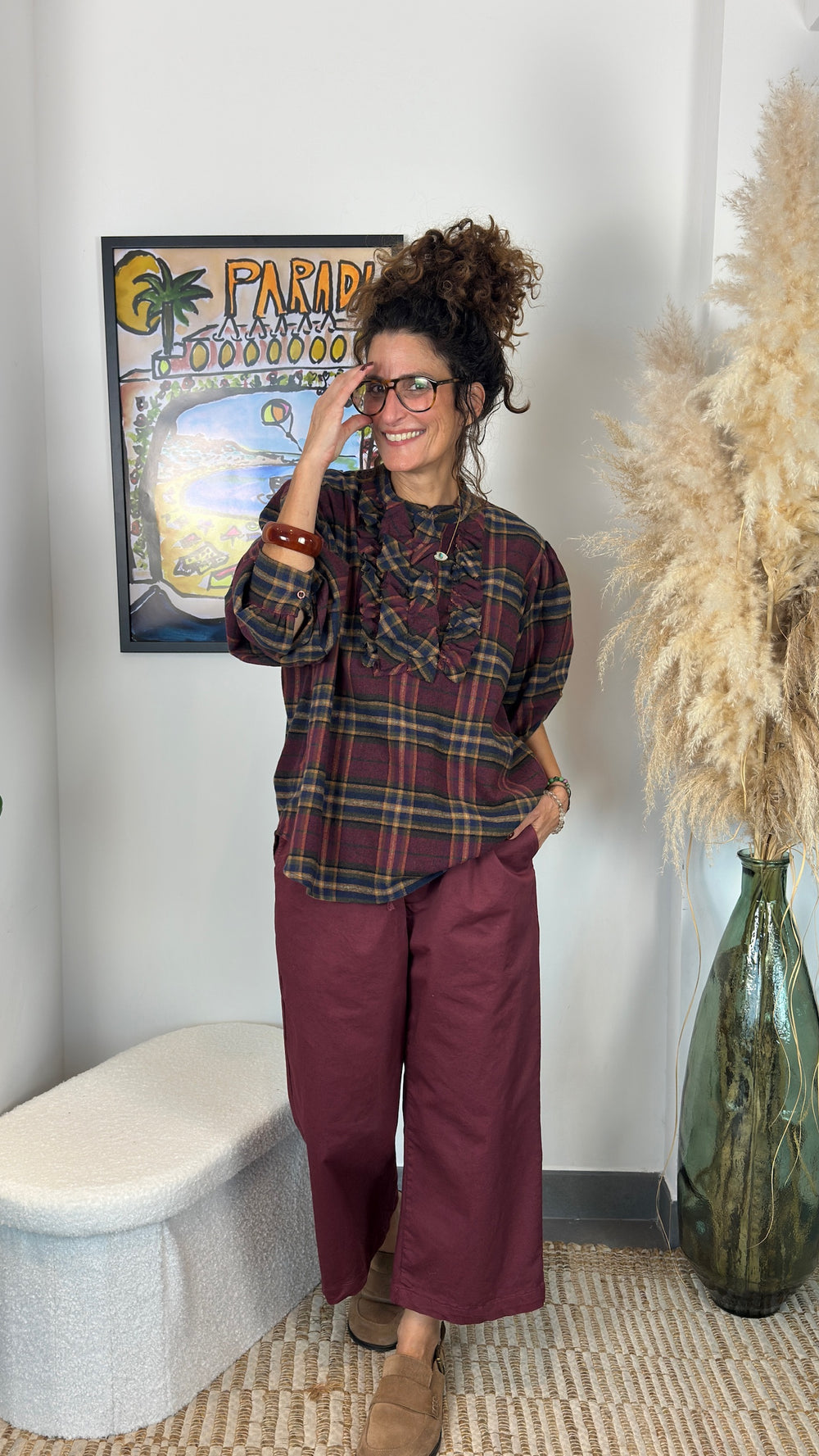 Pantalon large