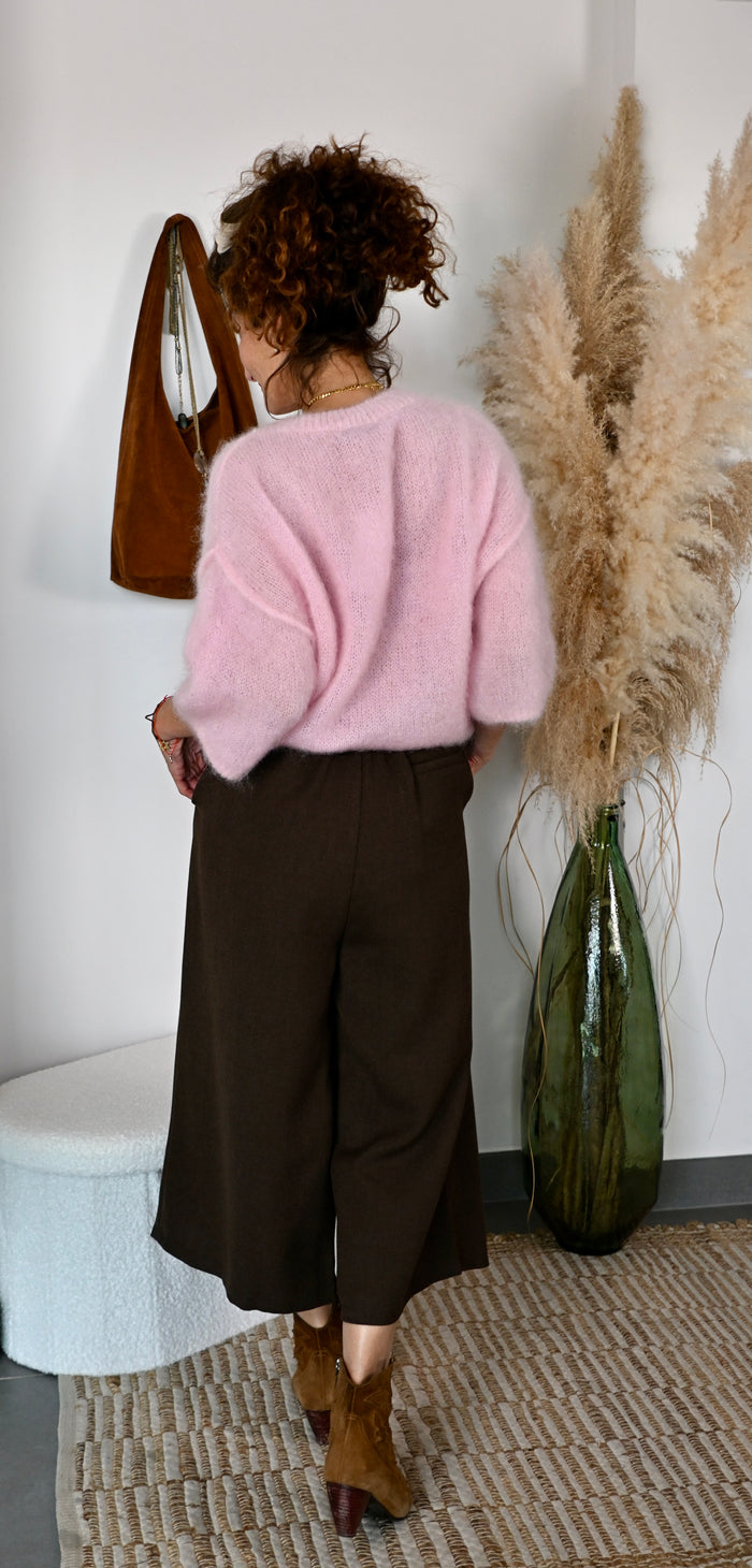 Jupe culotte marron